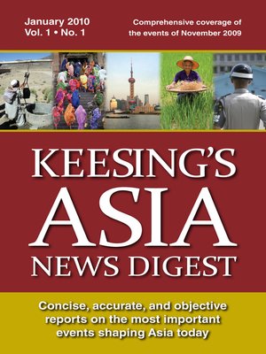 cover image of Keesing's Asia News Digest, January 2010